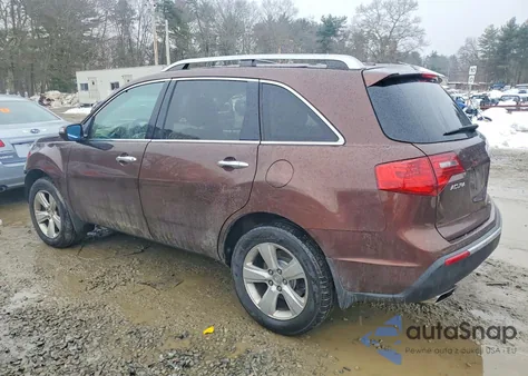 2011 Acura Mdx Technology z USA, uszkodzony, nr VIN 2HNYD2H64BH513322